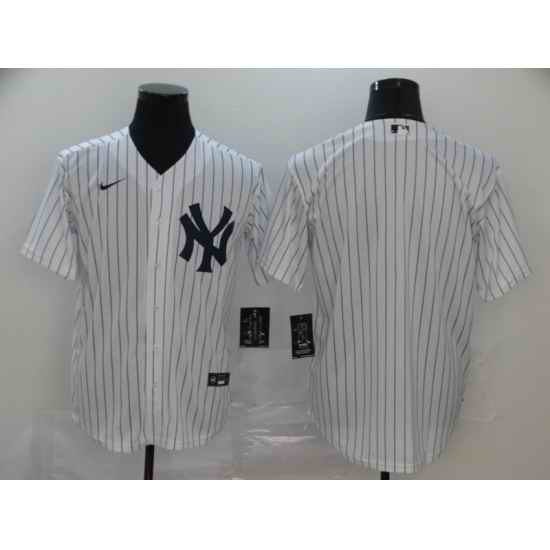 Yankees Blank White 2020 Nike Cool Base Jersey